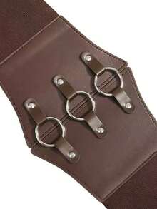 Áo nịt ngực bó sát dành cho nữ có vòng đệm kim loại hình trái tim, thắt lưng co giãn, phù hợp với trang phục cosplay hàng ngày - Cà phê nâu - Xem 7