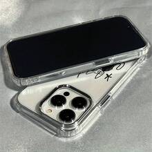 Estuche de teléfono con diseño de gato, diseñado para modelos de for  13, 12, 11, 16, 17 Pro Max, 15 Pro y 14 PLUS, con absorción de impactos y propiedades antideslizantes.Este estuche ligero presenta un diseño de moda y una protección de alta calidad de TPU, lo que lo convierte en un regalo ideal para la temporada festiva. - transparente - Ver 3