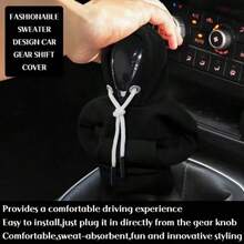 Shift Knob Hoodie, Car Gear Shift Cover Hoodie Car Gear Shift Knob Cover Set Shifter Knob Hoodies Covers For Automatic Car Shifter