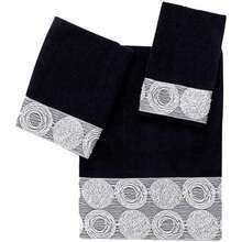 Avanti Linens Galaxy - Toalla de baño, , De Mano, 1(Negro Toalla de baño) - Multicolor - Ver 2