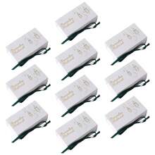 10个开斋节糖果盒 - 金色灯笼和新月图案，长方形纸盒，带丝带，斋月节派对糖果容器，适合开斋节