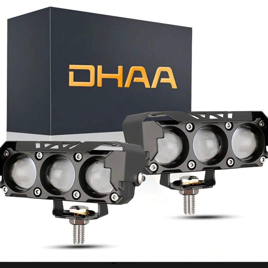 FAROS  AUXILIARES 3X3 LUPA ULTRA BRILLO RETROFIT FAROS NIEBLA SET S-51 - Blanco - Ver 1