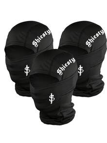 1/2/3pcs Unisex Balaclava Face Mask, Suitable For Daily Use, Outdoor Travel, Hiking, Skiing, Motorcycle Riding - D - View 16