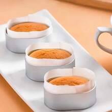 10pcs/5pcs/1pc Half Cooked Cheese Baking Mold, Oven Edge Cheese Cheesecake Cutting Mold, Circular Mousse Ring - Suitable For Making Small Cakes, Party Gifts, Daily Gifts, Small Surprises - Multicolor - View 4