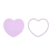 Metal Lipstick Holder Clip-On, With Replaceable Stainless Steel Mesh Bag, Heart & Star Decorated Lipstick Case Keychain, Includes Mini Mirror, Fashionable Hanging Decor For Lipstick & Cosmetics, Stylish Bag Charm For Purse & Wallet, Portable Makeup Accessory For Women, Girls, Beauty Enthusiasts & Gift Givers - Silver - View 10