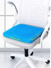 Gel Seat Cushion, Cooling Seat Pad, Breathable Honeycomb Design, Pressure Point Absorption, Seat Cushion, Office Chair Gel Pad, Wheelchair Home Car Seat Back Cushion