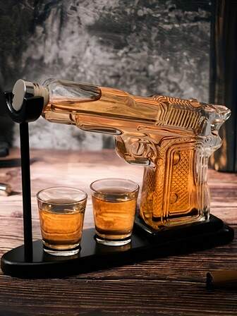 Männer Whiskey Aufwachen Set, 8.5oz Whiskey Aufwachen Set Mit Zwei 1.7oz Glas Tassen, Einzigartige Vater Geburtstag Geschenk Idee Für Tochter Und Sohn, Valentinstag Geschenk Für Mann Und Freund, Kalte Getränkemaschine Für Familie Bar