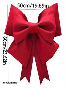 1个特大号蝴蝶结（需自行组装，需购买DIY套件）适用于情人节、母亲节、妇女节、结婚纪念日、生日派对等场合，可用作背景墙装饰、客厅装饰、公共场所相框背景，也适用于圣诞树顶装饰、门窗装饰、派对婚礼装饰、大型礼品包装、婚礼生日墙面装饰挂件。