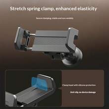 1pc Portable Magnetic Phone Holder, 360 Degree Adjustable Magnetic Phone Stand, Home Gym Fitness Equipment Accessory - Black - View 3