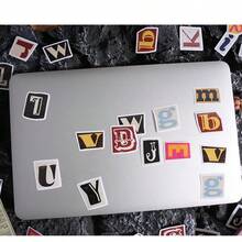 52pcs/Set Vinyl Removable Alphabet Stickers, Waterproof Customizable Decals For DIY Crafts, Mailbox, Scrapbooking, Tumblers And More, Colorful Lowercase ABC Letters Stickers