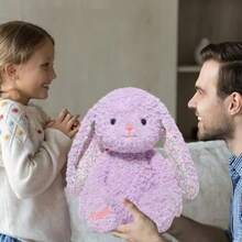 兔子毛绒玩具 可爱多巴胺毛绒玩具 柔软兔子毛绒玩具 多色卡通抱枕 家居装饰 床和装饰品 - 礼物。 - 彩色 - 查看 3