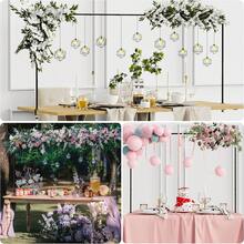 1 Pcs 3.3x9ft Adjustable Square Metal Table Stand For Indoor & Outdoor Events With Clip For Weddings Birthdays Parties Festivals Decor - 黑色 - 查看 7