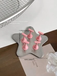 美甲装饰品，跨境热销圆形、方形、多边形金属磁性底座美甲展示架，指甲油架，韩式美甲用品，摄影道具，DIY配件