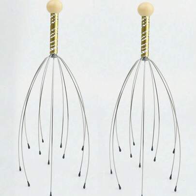 1/2pcs Head Massager, Head-Scratching Scalp Massager, Scalp Massage Relaxation Scratcher, Head Massage For Hair Stimulation And Body Stress Relief, Hair Care, Beauty Hair Tool, Hair Treatment