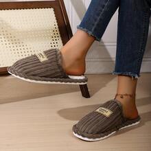 Women's Plus Size House Slippers, Couple Plush Slippers, Indoor Home Slippers, 5 Color Options, EVA Sole, Soft Fluffy Indoor Slippers, Suitable For All Seasons, Spring And Autumn, Valentine's Day Gift Insulation, Galentines, Puppy, Carnival