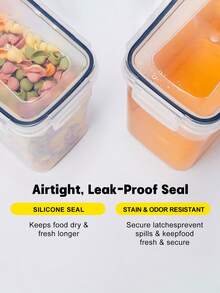 24pcs Airtight Food Storage Containers With Lids - Perfect For Organizing And Storing Dry Foods - Includes Labels, Markers, And Dishwasher - Ideal For Cereal, Pasta, Flour, And Sugar - Home Kitchen Supplies - 黑與白 - 查看 7