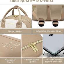 LOVEVOOK Mini Backpack Purse For Women, Small Backpack Bag, Light Weight Stylish Backpack For Daily Travel, Khaki-Beige-Light Brown - Beigekhakicoffee - 查看 5