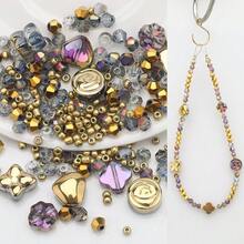 DIY手链、项链、手机挂绳材料——水晶玻璃珠 - 彩色 - 查看 10
