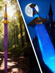 Anime Peripheral - Chinese Element Sword - Creative Toy Sword - Outdoor Juggling Toy - Costume Prop - Stage Prop - Cosplay Sword - Multicolor - View 4