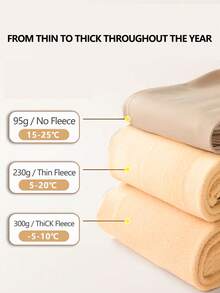 1条230克/95克加大码仿透明加厚保暖打底裤，女士保暖紧身裤，柔软绒毛保暖连裤袜，时尚简约黑色长筒袜，适合日常穿着，也适合万圣节、圣诞节等场合，温度范围5-25摄氏度。 - 黑色 - 查看 5