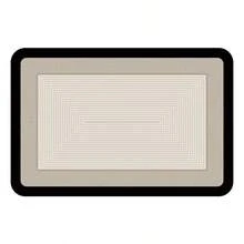 1pc Vintage Rhythm (Eternal Classic) Doormat, Indoor Entrance Carpet, Welcome Mat, Bedroom Floor Mat, Suitable For Hallway, Kitchen, Laundry Area