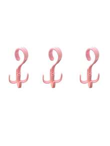 Conjunto de 1/3/5/10 ganchos multiuso coloridos com dopamina, ganchos multiuso de plástico duráveis, ganchos giratórios para pendurar cintos, especialmente projetados para pendurar coletes, gravatas, cintos, bolsas, lenços e outros itens. Ganchos giratórios com quatro garras, ganchos multiuso para casacos e outros objetos. - Multicolorido - Ver 12