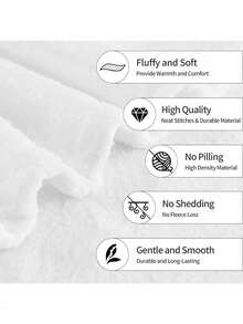 Cartoon Clown Plims Knitted Blankets Flannel Throw Blankets Bed Sofa Printed Ultra-Soft Warm Bedsprea,.Jpg - trắng - Xem 2