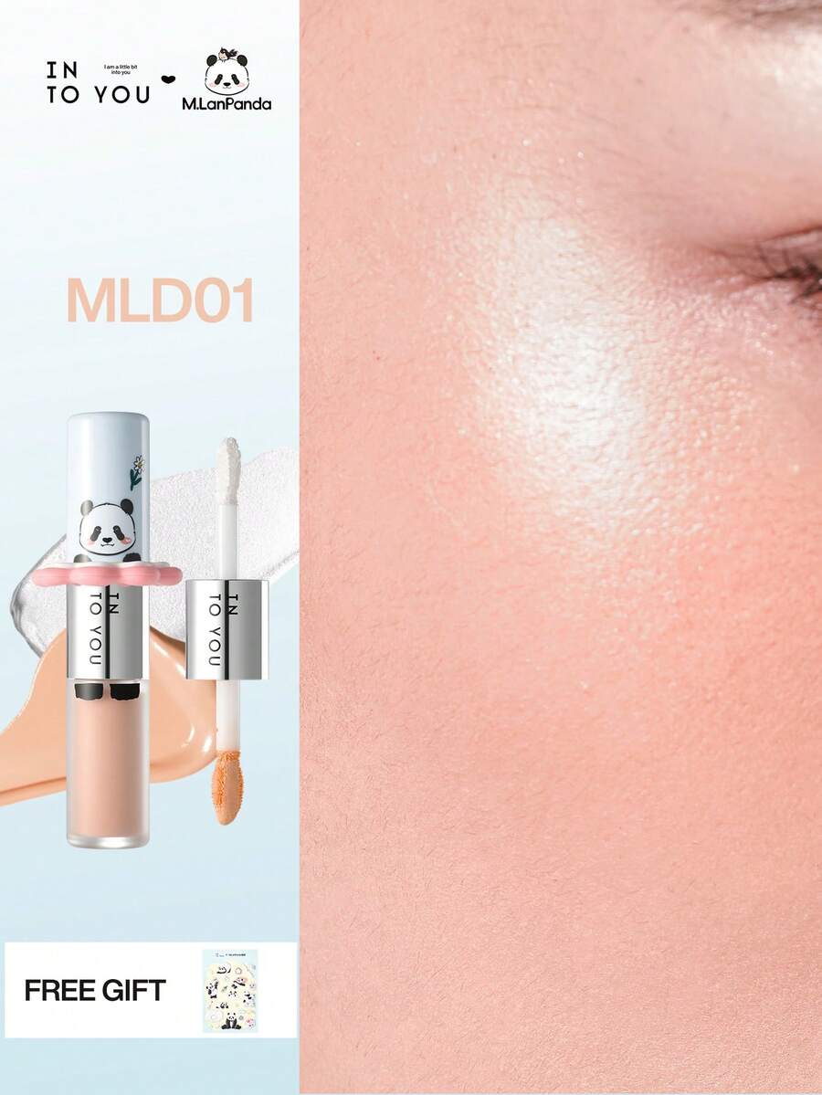 INTO YOU 2-In-1 Blush & Highlighter (Cute Orchid Series), Suitable For Daily Use - MLD01 - View 1