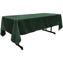 LinenTablecloth 152,4 cm x 259,08 cm poliéster Mantel Rectangular(Hunter Green) - Multicolor - Ver 1