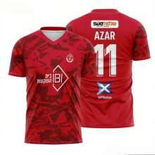 Camiseta deportiva de manga corta de secado rápido para hombre y mujer, Hapoel Tel Aviv Football Club, verano 2026 - 3DDUANX01606 - Ver 8
