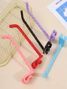 10pcs Plastic Hooks, Suitable For Metal Grid Boards - Powder Coated, Ideal For Supermarkets, Retail Stores, Warehouses And Home Use - Multicolor - View 12