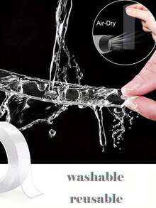 Double Sided Nano Tape - A Strong And Reusable Plastic Adhesive Suitable For Metal, Plastic, Wood, And Fabric - Used For Multi-Faceted Bonding Of DIY Crafts, Temporary Repairs, And Decorations, Suitable For Home, Office, And Back To School Applications