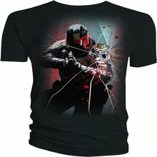 Judge Dredd Movie Underbelly Comic Art Adult.Jpg - Black - View 1