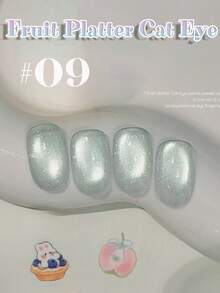 MIANEL 10毫升 冬季草莓美甲美白水果拼盘猫眼凝胶指甲油 2026 新款热销蓝紫绿玻璃珠指甲油 美甲沙龙专用 绿色指甲 蓝色指甲 白色指甲 DIY和美甲沙龙美甲用品 - 彩色 - 查看 26