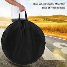 Bolsa de rueda de bicicleta Ciclismo Rueda de nylon suave Bolsa de transporte Portabicicletas Bolsa de rueda Negro para bicicleta de montaa Bicicleta de carretera()(for 27.5in Wheel) - Multicolor - Ver 7