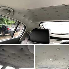 50 Stücke/Set Reparatur-Knopf-Set für Dachhimmel, universelle Auto-Dach Schnappnieten, für Dachbefestigung, inklusive Installationswerkzeug, passend für alle Autos - Verschiedenfarbig - Übersicht 4