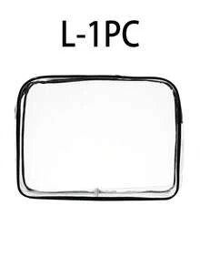 5pcs Transparent PVC Zipper Cosmetic Bag Set, Portable Clear Toiletry Bag, Business Travel, Vacation, Bathroom Storage Travel Zipper Pouch, Minimalist Unisex Clear Organizer Bag, EVA Toiletry Cosmetic Bag Set, Transparent Zipper, Travel Organizer Bag. Suitable For Backpack, Travel Essential, Beach Vacation. - Multicolor - View 14