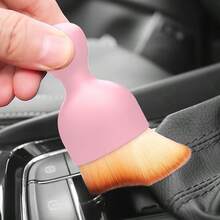 Nano Fiber Soft Cleaning Brush, Multipurpose Gentle Cleaner For Car, Keyboard, Crevices, Desk, Car Interior And More - Black - View 2