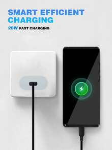 20W USB-C Fast Charger Adapter, Compatible With Apple 14 13 12 11 Pro Max PLUS, PD 20W Wall Charger, USB-C Phone Charger, EU Plug High Output Power