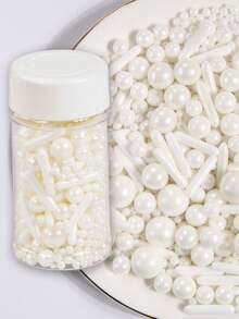 75g/2.6oz Gold Sprinkles Cake Toppers Baking Cake Decorations, Gorgeous Cupcake Decorations, Ice Cream Decorations, Suitable For Holiday Celebrations, Birthday Wedding Party. - Multicolor - View 18