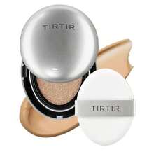 TIRTIR Mask Fit Aura Silver Cushion Foundation | Semi-Glow Finish, Natural Coverage, Moisturizing, Lightweight, Korean Cushion Foundation (#33N Macchiato, Full Size, 0.63 Fl Oz) - Màu sắc - Xem 1