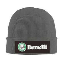 Benelli Logo Unisex Motorcycle Beanie Hat - Skull With Brand Patch, Odor-Resistant & Warm Winter Textile For Men & Women, Logo-Adorned Motorcycle (Benelli Logo Emblem) - Hand Washable/Dry Clean - Xám - Xem 9