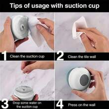 Mini Bluetooth Shower Speaker With LED Light, Portable IPX4 Waterproof, Hands-Free Speakerphone. Rechargeable Using Micro USB, Wireless Stereo For Beach, Shower & Home - Black - View 7