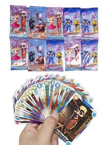 (96/48/8 Lá) Brain Fart, Bộ bài Brain Fart, Bộ sưu tập bài Tralalero Tralala và Tung Tung Tung Sahur, Bộ bài hiếm mạ vàng, Trò chơi Brain Blast của Ý, Trò chơi thẻ bài sưu tầm Mythic Mountains And Seas, Bộ trò chơi thẻ bài chiến lược, Bộ 8 lá bài cơ bản in laser bóng, Trò chơi thẻ bài sưu tầm theo phong cách Anime Battle Series - D - Xem 9