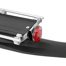 AMONIDA Porta Bultos para Bicicleta, Aleación de Aluminio Estante Ajustable Y Poste Inferior Portabultos para Bicicleta Parrilla para Bicicleta con Accesorios para Mayoría de Bicicletas(default) - Multicolor - Ver 8