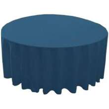 LA Linen Mantel Redondo de Popelina de poliéster, Casual, , 1(Dark Teal) - Multicolor - Ver 1