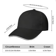 Tree Baseball Cap Lightweight Breathable Unisex Hat Wit - Black - View 2