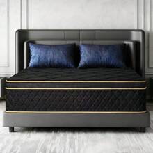 12" Queen Hybrid Mattress In A Box - Medium Firm With Cooling Gel Memory Foam & Pocket Springs For Support, Pressure Relief, Motion Isolation - Includes 365-Night Trial. - 黑色 - 查看 10