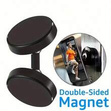 Dual Magnetic Phone Holder, Suitable For Gym - 360° Rotation, Powerful Dual-Sided Magnets, Aluminum Alloy Material, Dashboard Mounting, Home & Car Sports Equipment, Fitness Gear | Dual Magnetic | Aluminum Alloy Holder, Gym Magnetic Phone Holder, 360° Rotating Magnetic Phone Holder, Suitable For Gym, Heavy-Duty Magnetic Base Can Adhere To Iron Surfaces, Compatible With All Phones - Multicolor - View 10