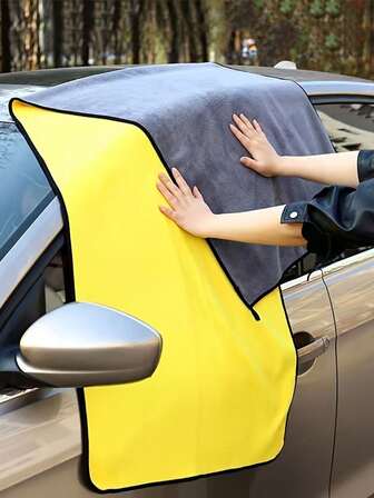 1/2/5/10/20pcs High Density Car Wash Towels, Double-Sided Thick Coral Fleece Car Towels, Super Absorbent Microfiber Car Cleaning Towels, Suitable For Auto Repair Shops, Hotels, Restaurants